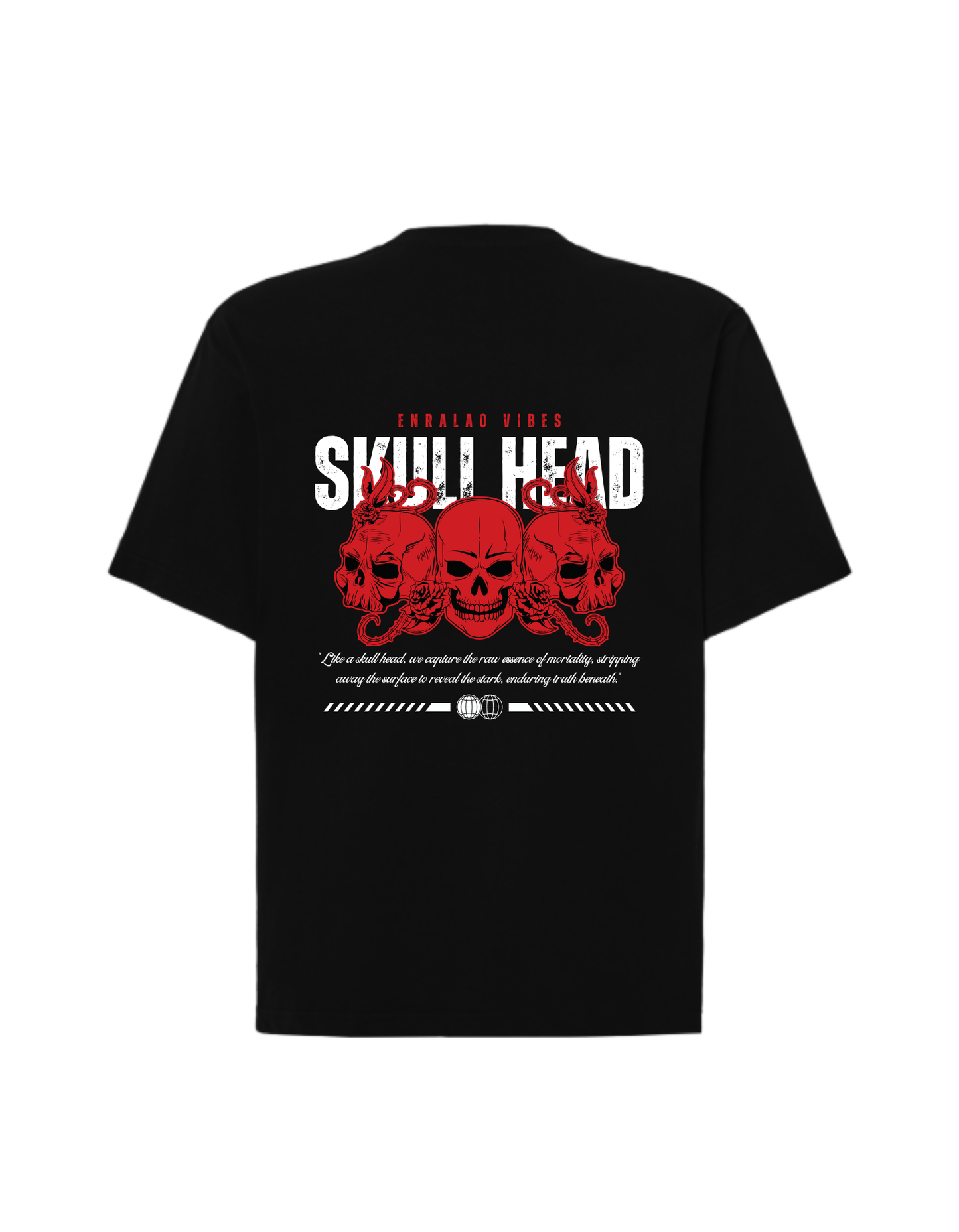 Camiseta Skull Head – Enralao Vibes
