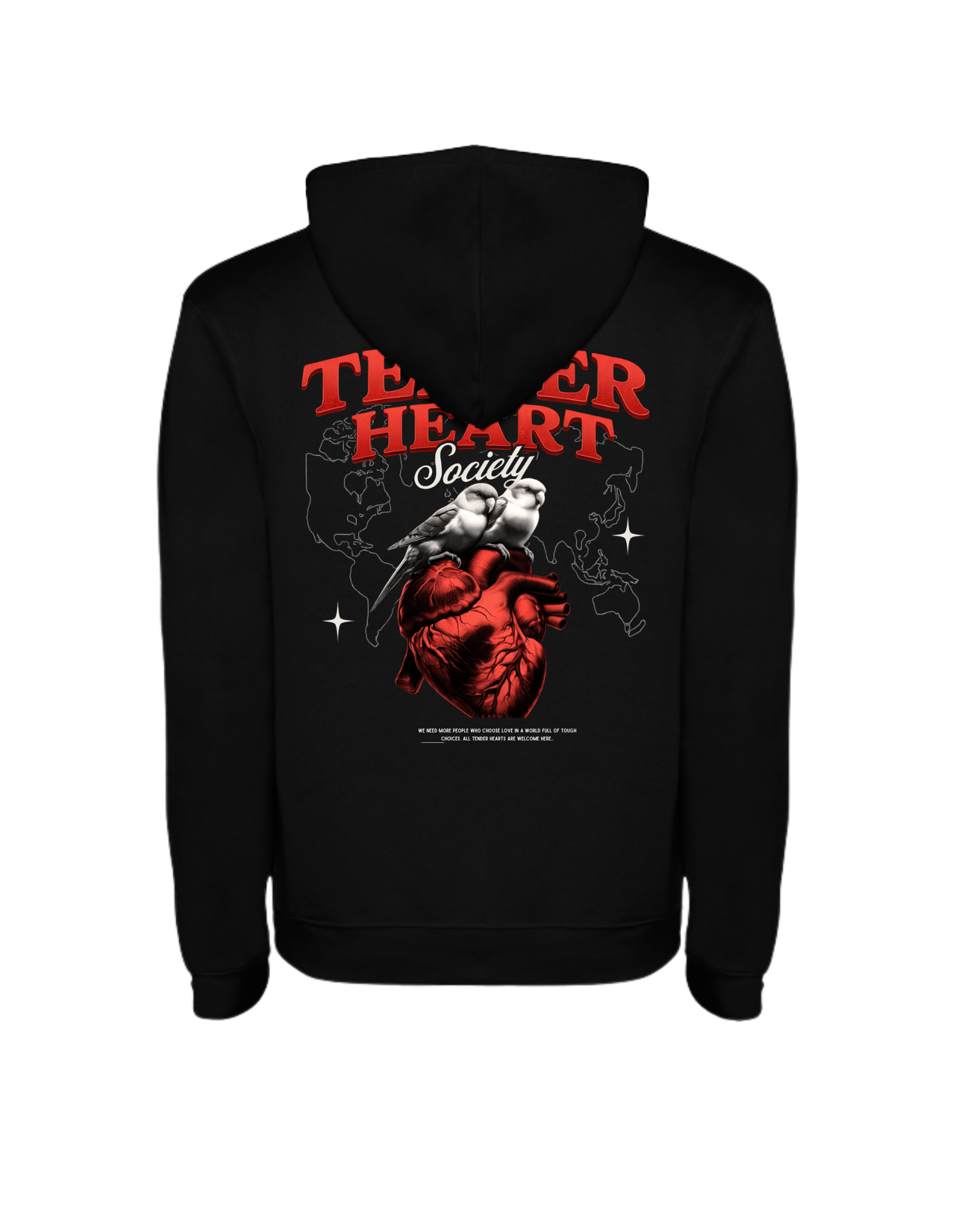 TENDER HEART SOCIETY – OVER BOXY T-SHIRT