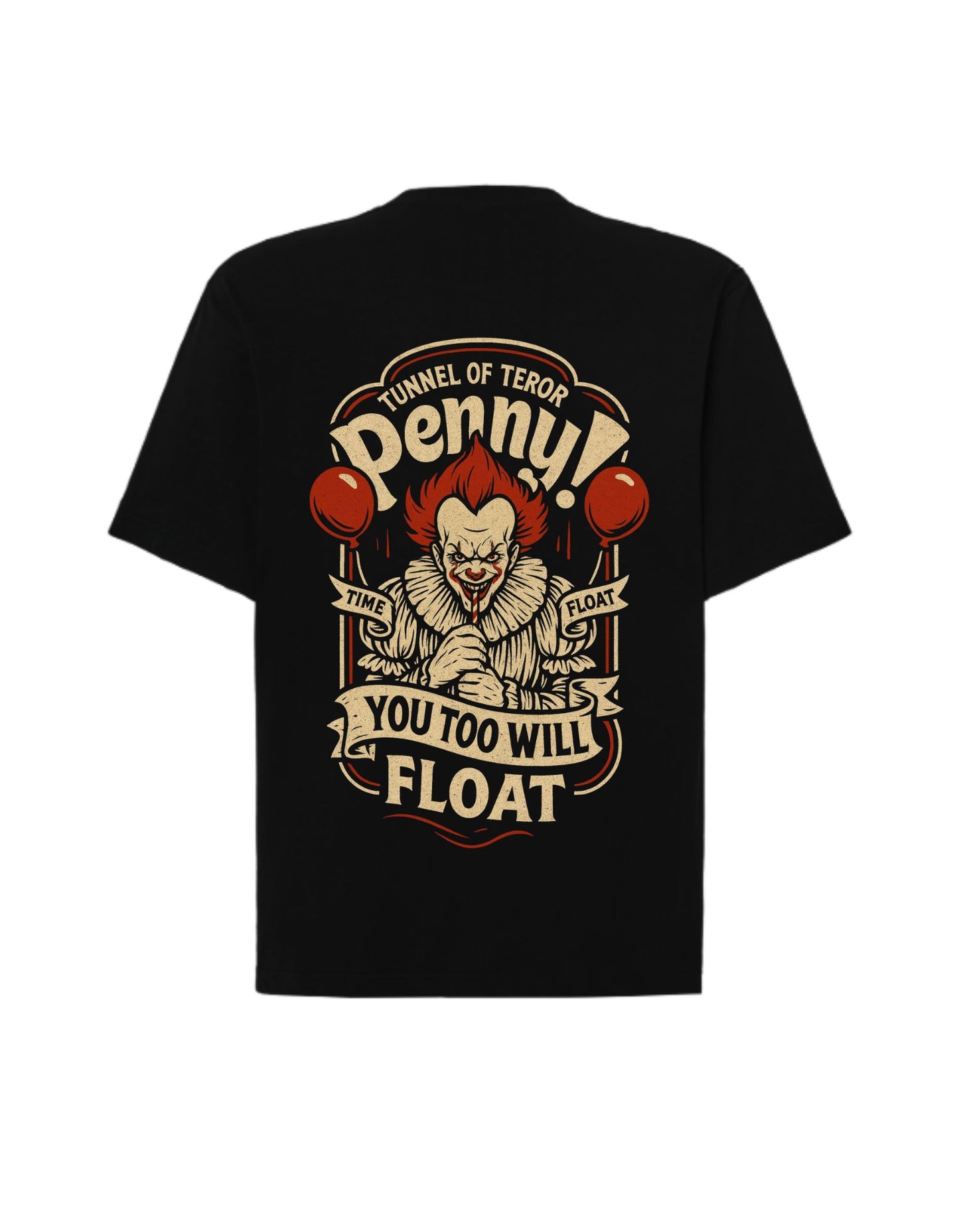 Camiseta You Too Will Float – Enralao Vibes