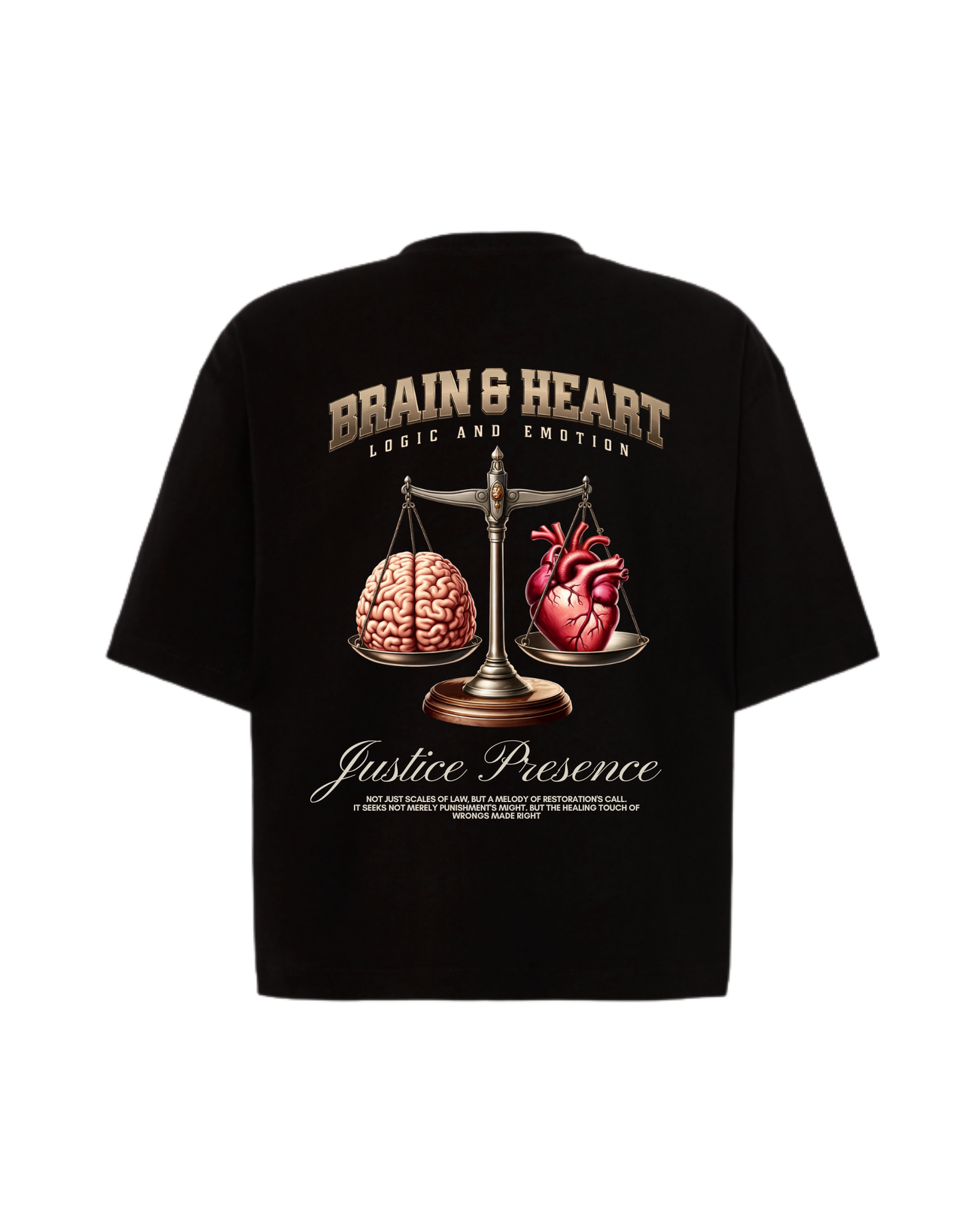 BRAIN & HEART – OVER BOXY T-SHIRT
