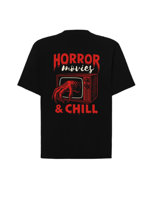 Camiseta Horror Movies & Chill – Enralao Vibes