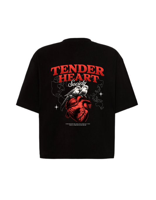 TENDER HEART SOCIETY – OVER BOXY T-SHIRT
