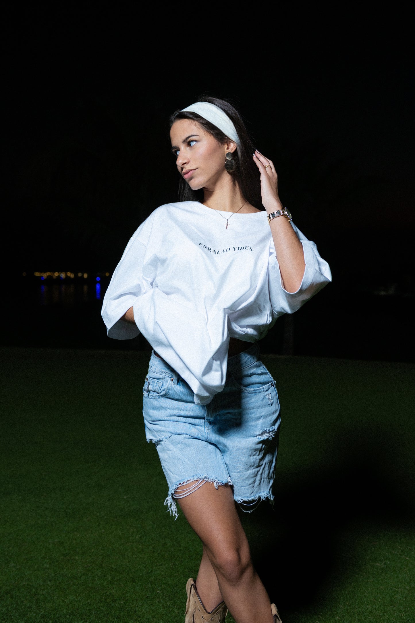 Green & Gold Tee– Enralao Vibes