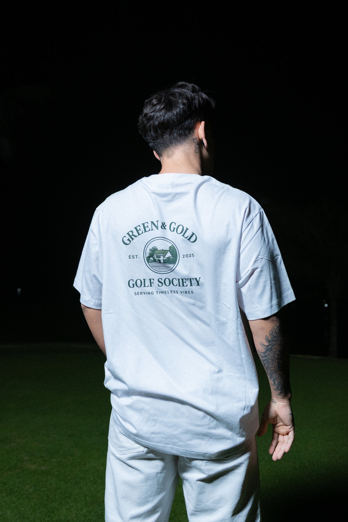 Green & Gold Tee– Enralao Vibes