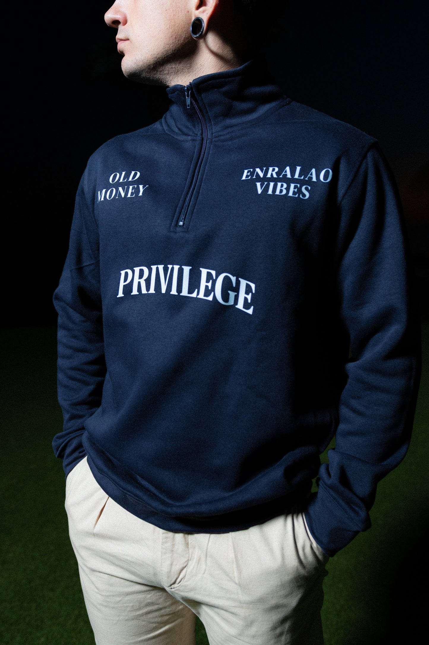 Privilege Half-Zip – Enralao Vibes